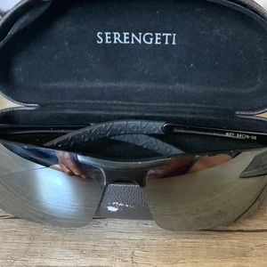 Brand New Serengeti Mens Sunglasses With Case.